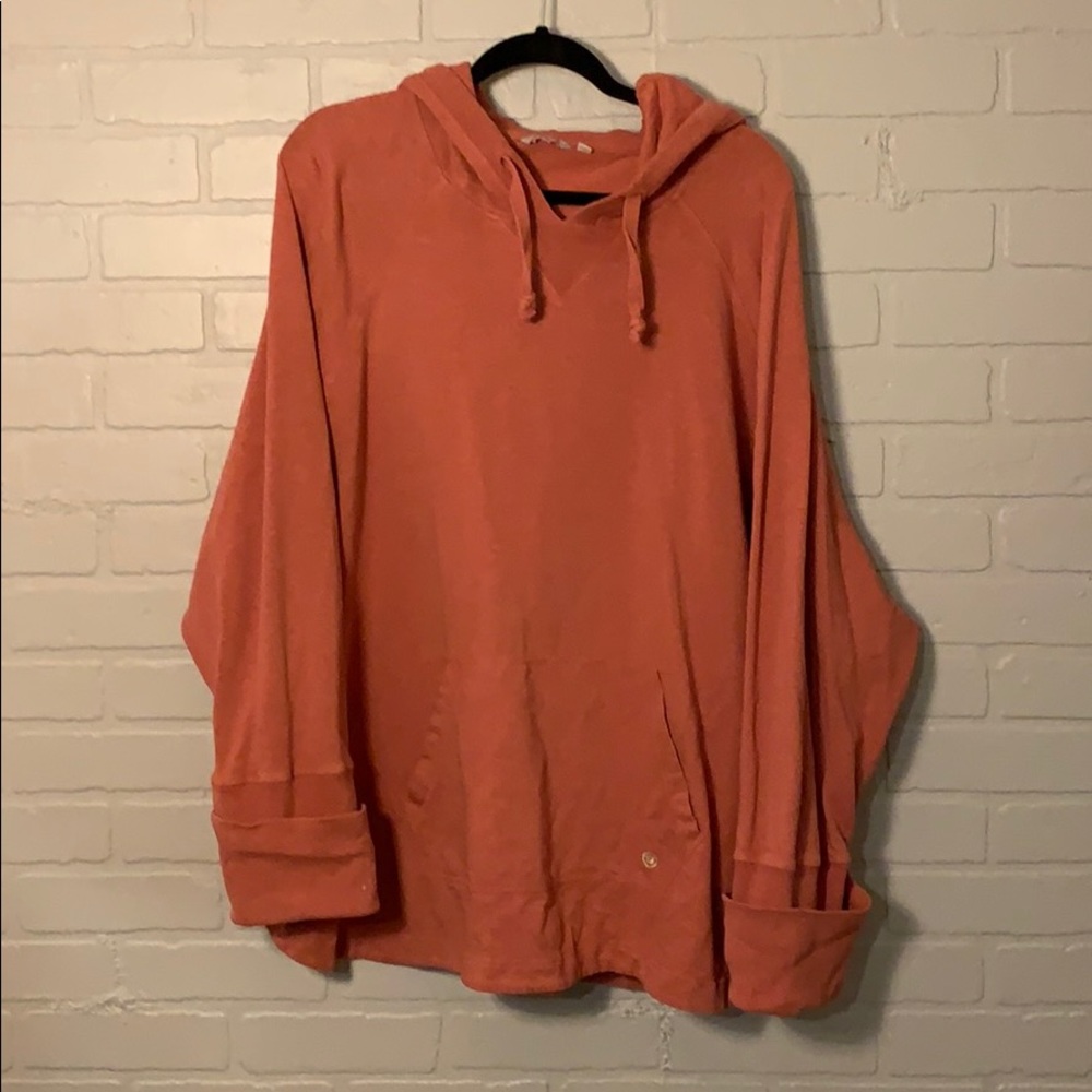 Peach poncho